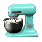 スタンドミキサーのライトブルーの画像