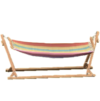 ハンモックのライトブラウンの画像