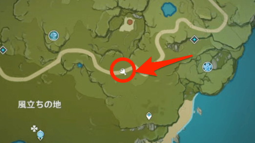 クロリスの場所