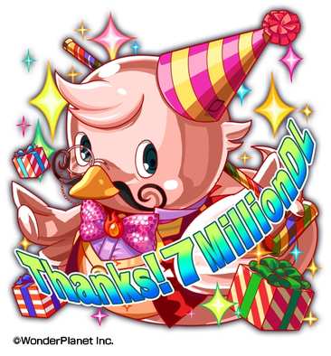 16 11 22 クラッシュフィーバー で 全世界700万ダウンロードキャンペーン が11月23日 水 祝 より開催 ゲームエイト
