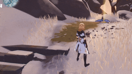 元素スキルによる高所移動