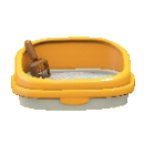 ネコのトイレのオレンジの画像