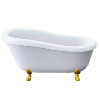 ねこあしバスタブ画像