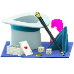 てじなセットのブルーの画像