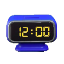 デジタルアラームどけいのブルーの画像