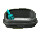 ネコのトイレのブラックの画像