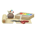 ソーイングセットのアイボリーの画像