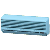 エアコンのブルーの画像