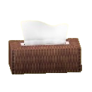 ボックスティッシュのラタンの画像