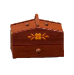 さいほうばこのダークブラウンの画像