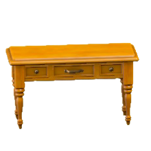 アンティークなコンソールのナチュラルの画像