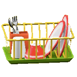 みずきりラックのイエローの画像