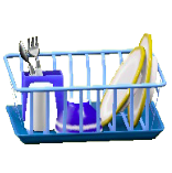 みずきりラックのブルーの画像