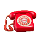 ダイヤルしきでんわのレッドの画像