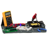 でんしこうさくセットのブラックの画像