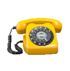 ダイヤルしきでんわのイエローの画像