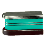 ダイナーなカウンターテーブルのエメラルドの画像