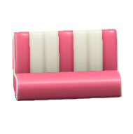 ダイナーなソファのピンクの画像