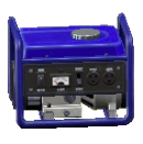 アウトドアはつでんきのブルーの画像