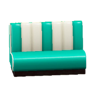 ダイナーなソファのエメラルドの画像