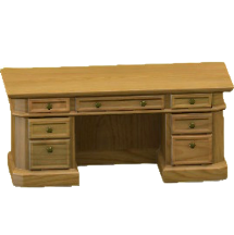 しょさいのつくえのナチュラルウッドの画像