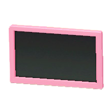かべかけテレビ 20インチのピンクの画像