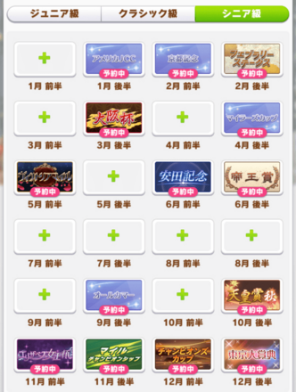 シニア級アグネスデジタルローテーション