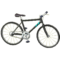 マウンテンバイクのブラックの画像