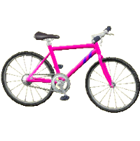マウンテンバイクのピンクの画像
