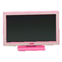えきしょうテレビ20インチのピンクの画像