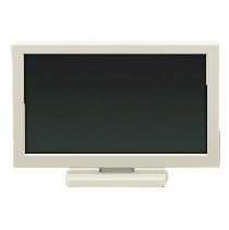 えきしょうテレビ20インチのホワイトの画像