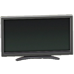 えきしょうテレビ50インチのシルバーの画像