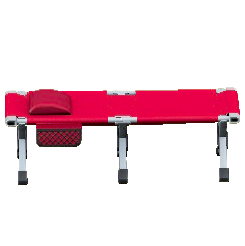 キャンプベッドのレッドの画像