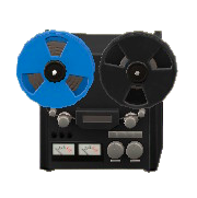 オープンリールデッキのブラックの画像