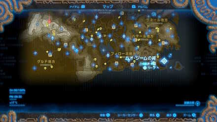 ムオ・ジームの祠の場所マップ