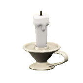 キャンドルのホワイトの画像