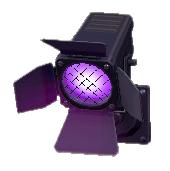 かべかけスポットライトのパープルの画像