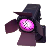 かべかけスポットライトのピンクの画像