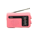 けいたいラジオのピンクの画像