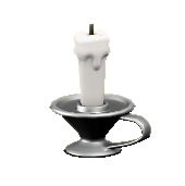 キャンドルのシルバーの画像