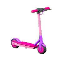 でんどうキックボードのピンクの画像