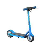 でんどうキックボードのブルーの画像