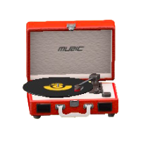 ポータブルレコードプレーヤー画像