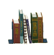 ブックスタンドのブラウンの画像