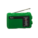 けいたいラジオのグリーンの画像