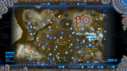 ケニィシカの祠マップ