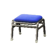 ゲームセンターのイスのブルーの画像