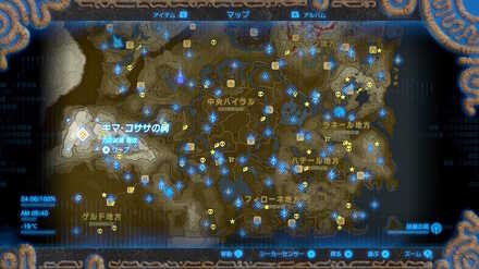 キマコササの祠マップ