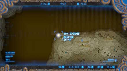 ヒャミウの祠拡大マップ