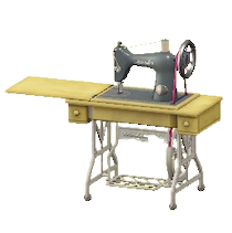 ふるいミシンのシルバーの画像